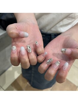 持ち込み×キラキラネイル