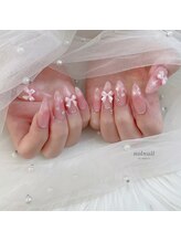 ノルネイル 名古屋栄店(nol nail)/マグネットグラピンクネイル