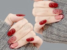 トゥートゥー(TOUTOU)/ドットxレッドネイル