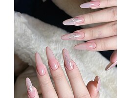 冬ネイル/ツイード/ワンホン