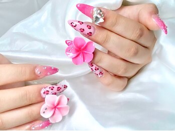 ルビーネイル 名古屋栄店(RUBY NAIL)/スカルプ　長さだし　アート