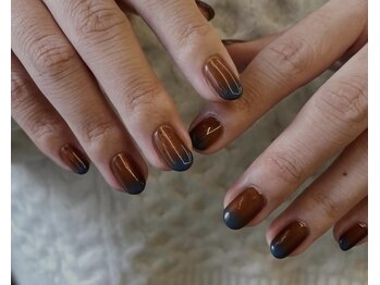 ハンドワークネイル(handworknail)/個性のあるグラデーションネイル