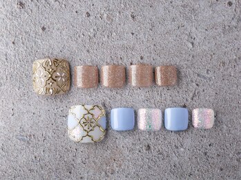 ジャミーラ(Jamila)/手描きアート+ワンカラー