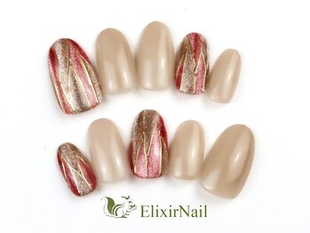 エリクサーネイル 渋谷(Elixir Nail)/定額aシンプル/クーポン使用