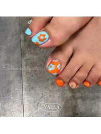 韓国発VALLANAILフットネイル