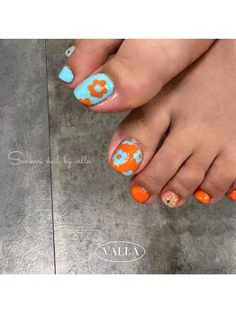 サンカリネイル バイ ヴァラ イオンモール新居浜店(sankari nail by VALLA)/韓国発VALLANAILフットネイル