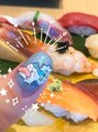 マチカ バイ ジーン 中野北口店(Machica by gene) ｢ちいかわ｣めちゃくちゃハマってます♪でっかいお寿司!!!