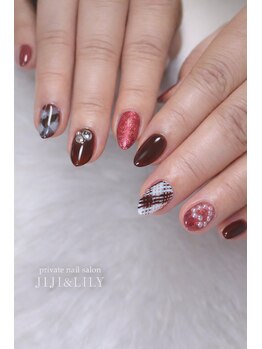 ジジ アンド リリー/バレンタインネイル