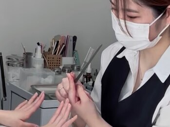 ミュウネイル 宜野湾(Myu nail)の写真/深爪・爪噛み・爪むしりなどのお悩みは当店へ！自爪育成のプロが施術◎キレイで健康な美爪へ導きます♪