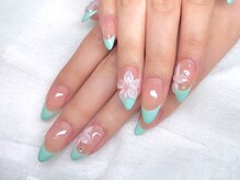 ルビーネイル 名古屋栄店(RUBY NAIL)/スカルプ　長さだし　アート