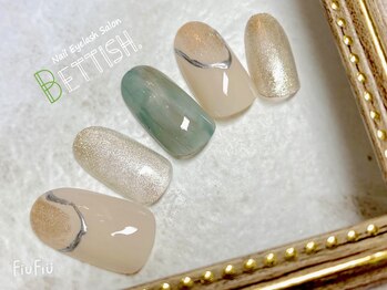 ネイルアイラッシュサロン ベティッシュ 桜木町店(Nail Eyelash Salon BETTISH)/スタイリッシュコース ☆*°