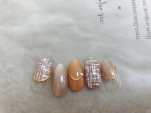 キキネイル 二子玉川(kikinail)/11月定額B 秋冬ツイードネイル