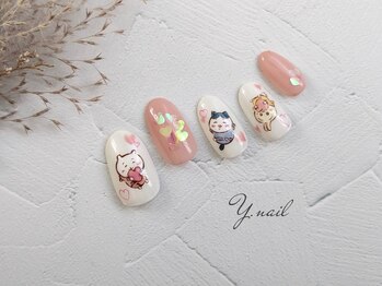 ワイネイル(Y.nail)/ちいかわネイルデザイン