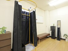 更衣室完備。お着替え半袖、長袖どちらもご用意ございます♪