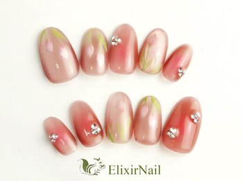 エリクサーネイル 神田(Elixir Nail)/ハンドやり放題/クーポン使用
