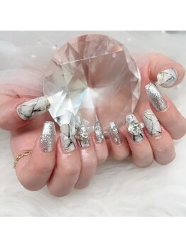 ルノン(Lunon)/大理石ネイル♪