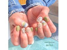 ネイルアンドアイ ミント(nail＆eye mint)の雰囲気（ニュアンスネイル）