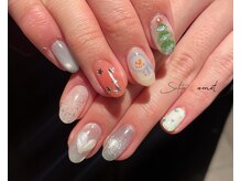 タスメット(+met)/～ゆるふわ冬ネイル～