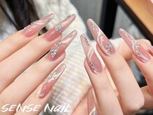センスネイル 池袋店(Sense Nail)/ピンク光ラインマグネット