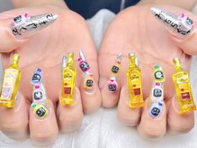 ルビーネイル 名古屋栄店(RUBY NAIL)/スカルプ　長さだし　アート