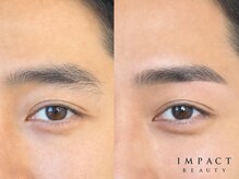 インパクト 岡山駅前サロン(IMPACT)/左右差を整える美眉WAX