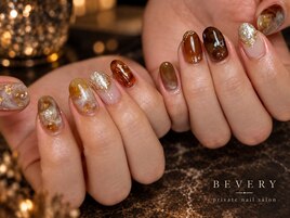 錦糸町/秋ニュアンスネイル
