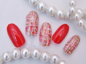ティアリーネイル コレットマーレ店(Tiary Nail)/ツイードネイル