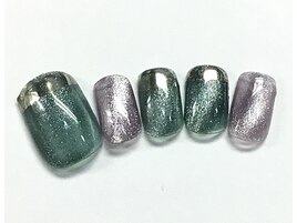 マグネットミラーフレンチフット