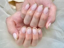 デリカ 溝の口店(DELICAT)/シアーネイル×ミラーフレンチ