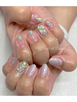 ネイルアート ジマー/60minartとクリアニュアンス