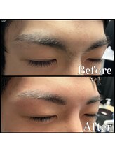 眉毛男子 新宿店/リピーター様【 before/after 】