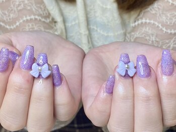 ウサギネイル 新大久保店(usagi nail)/リボンネイル