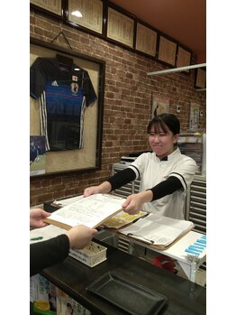 新小岩ルミエール整骨院/笑顔での対応