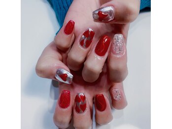 クリスタルネイルサロン(Crystal Nail)/ハートネイル