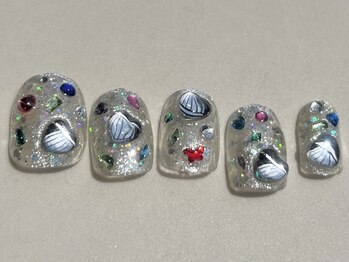 ガレリア エレガンテ 栄店(GALLARIA Elegante)/キラキラフラッシュネイル