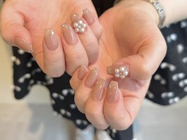 花ネイル　パラジェル