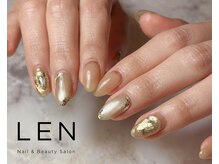 レン(LEN.)/ニュアンスベージュ＆ゴールド