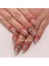 ハーティーネイル hearty nail 溝の口店/長さ出しラメスカルプ