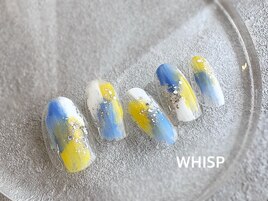 カラフルぬりかけネイル