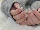 キラキラフラッシュネイル