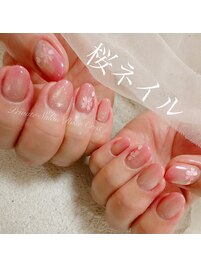 【春のトレンド】選べる桜ネイル