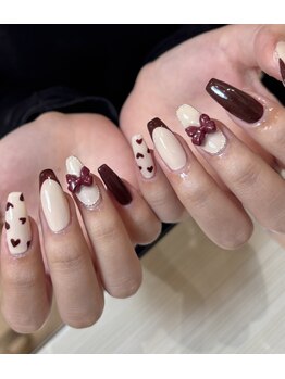 ロマンティックカラー(Romantic color)の写真/【春も時短!まつ毛&ネイルの同時施術OK!!】時間が無くてもオシャレは諦めない!理想の仕上がりに◎