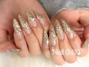 ネイル0410 すすきの(Nail 0410)/【スカルプ】ラメグラデーション