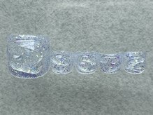 ネイルメゾン 天神店(NAIL MAISON)/パープルラメぷっくり夏￥7000