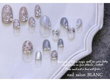 ネイルサロンブラン(nail salon BLANC)/グレーネイル