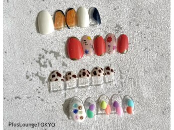 プルースラウンジ トウキョウ(Plus Lounge TOKYO)/3月の定額ネイル★trend ¥8800