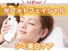 【シミケア】フォト光フェイシャル+エレクトロポレーション美白導入90分¥4400