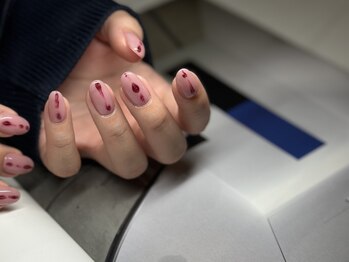 アース コアフュールボーテ 高岡店(EARTH coiffure beaute)/差し色カシス