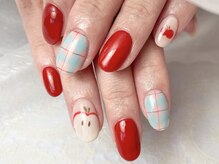 ヘアーアンドネイル ルシア(Hair&Nail Lucia)/持ち込み！りんごネイル