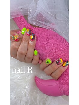 ネイルアール(nail R)/トロピカルネイルです♪